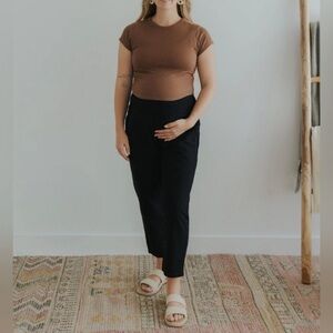 New Emme Smocked Linen Pants